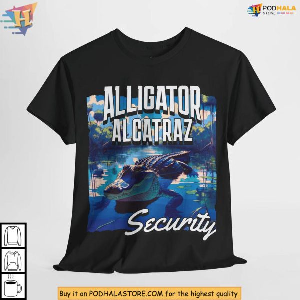 Alligator Alcatraz Shirt, Florida Swamp Security With Everglades Quote