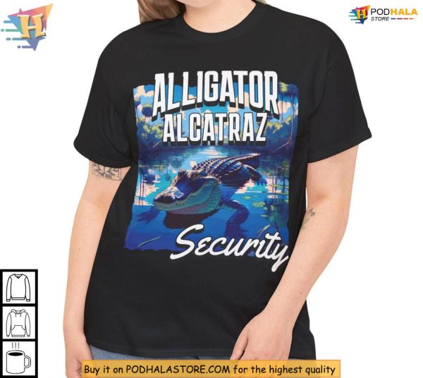 Alligator Alcatraz Shirt, Florida Swamp Security With Everglades Quote