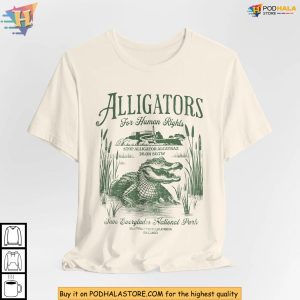 Alligator Alcatraz Shirt, Human Rights Protest, Florida Swamp Graphic Humor