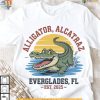 Alligator Alcatraz Shirt Makes Florida Political Gag Gift For Conservative Fans