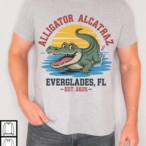 Alligator Alcatraz Shirt Makes Florida Political Gag Gift For Conservative Fans 2