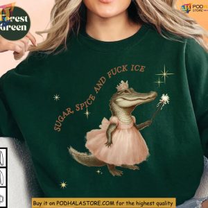 Alligator Alcatraz Shirt Sugar Spice Fuck Ice Political Satire Outfit 3