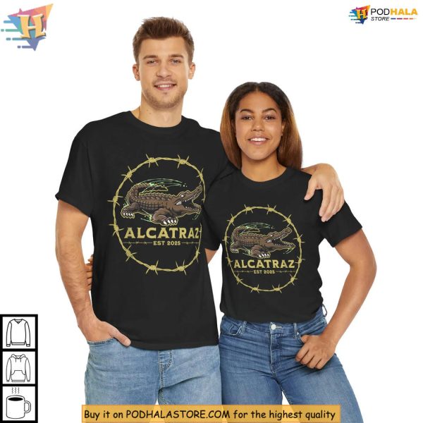 Alligator Alcatraz Shirt, Vintage Florida Gator Design, Meme Inspired