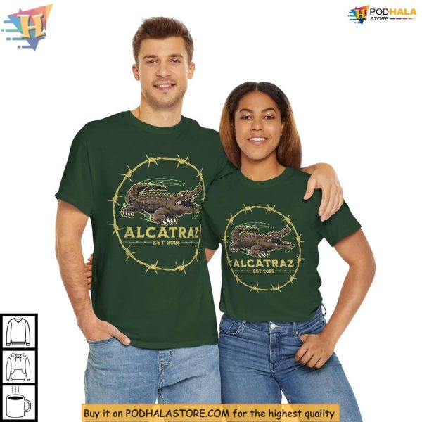 Alligator Alcatraz Shirt, Vintage Florida Gator Design, Meme Inspired
