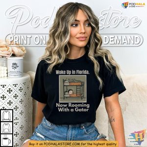 Alligator Alcatraz Shirt, Woke Up In Florida Meme, Funny Gator Politics