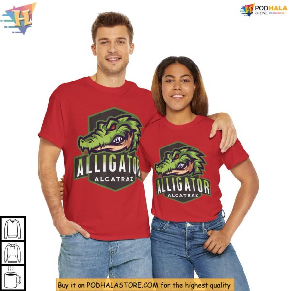 Alligator Alcatraz Shirt flaunts edgy political art perfect for summer fun