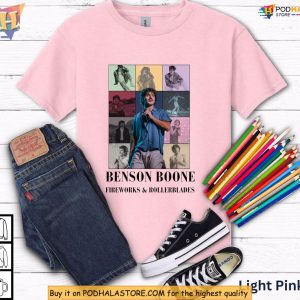 Benson Boone Shirt Fireworks Rollerblades Fan Gift Concert 2025 Style 3