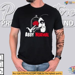 Halloween Costume Shirt With Abby Normal Scene For Retro Movie Fans 4