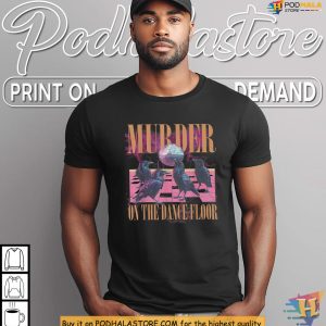 Halloween Shirt Crows Strike The Dance Floor With Electric Thunder
