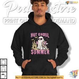 Hot Ghoul Summer Shirt With Ghost Castle Creates Spooky Beach Magic 2