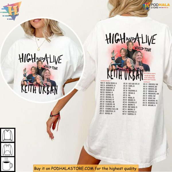 Keith Urban Shirt Celebrate High And Alive Memories With Country Fans