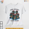 Make America Safe Again Graphic Alligator Alcatraz Shirt With ICE Caps