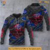 3D Skull Design Custom Buffalo Bills Hoodie, Unique Gift for NFL Fans