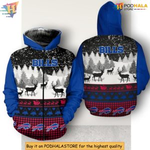 Christmas Gift Collection Buffalo Bills Sweatshirts & Hoodies Holiday 3D