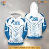 Detroit Lions Full Zip Hoodie 3D Men And Women All Over Print NFL Apparel