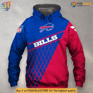 Gift Edition Fan Apparel Buffalo Bills Hoodies For Men Custom Zip Hoodie