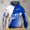 Long Sleeve Zip Style Buffalo Bills Youth Hoodies NFL Apparel for Fans