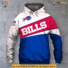 Modern Graphic Team Edition Personalized Buffalo Bills Hoodie Zip 3D Hoodie