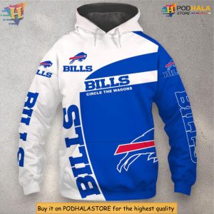 Pullover Zip Style Custom Buffalo Bills Hoodie 3D Gift Edition for Fans