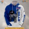 Ultra Death Graphic Tribute Womens Buffalo Bills Hoodie Halloween Gift Gear