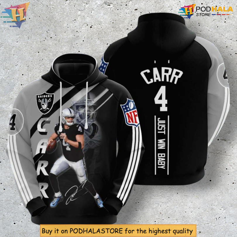 Derek Carr #4 Player Edition Las Vegas Raiders 3D Hoodie Custom Sportwear