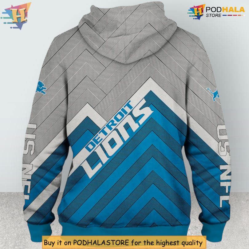 Detroit Lions Sweatshirts & Hoodies 3D Zip Up Size S–5XL Multi Fit Option Detroit Lions Sweatshirts & Hoodies 3D Zip Up Size S–5XL Multi Fit Option