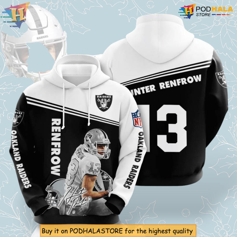 Hunter Renfrow Collection Vintage Las Vegas Raiders Hoodie All Over Print