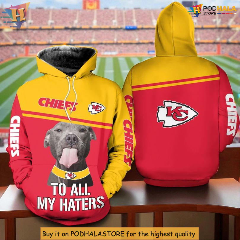 Kansas City Chiefs Christmas Hoodie, NFL Fan Gear, To All My Haters Style