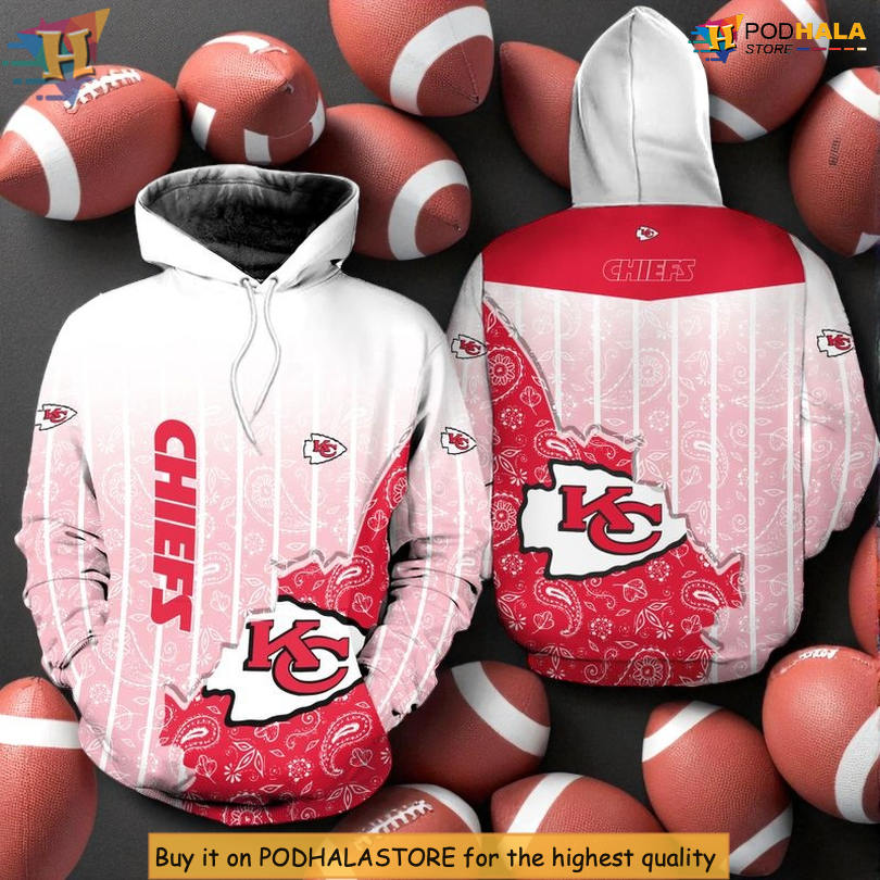 Kansas City Chiefs Fan Edition Kc Chiefs Zip Up Hoodie, Custom Football 3D