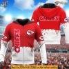 Kc Chiefs Mens Hoodie, Limited Edition Zip Up, Bold Red White Fan Spirit