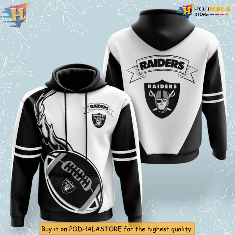 NFL Sports Theme Las Vegas Raiders Unisex Hoodie All Over Print