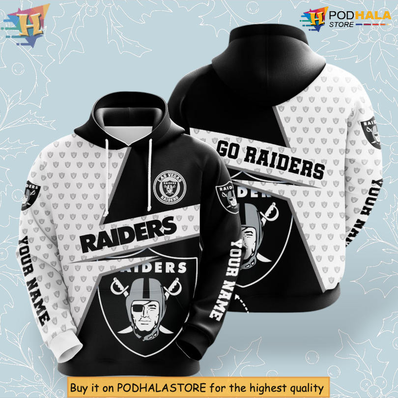 Sport Concept Custom Print Retro Las Vegas Raiders Hoodie All Over Design