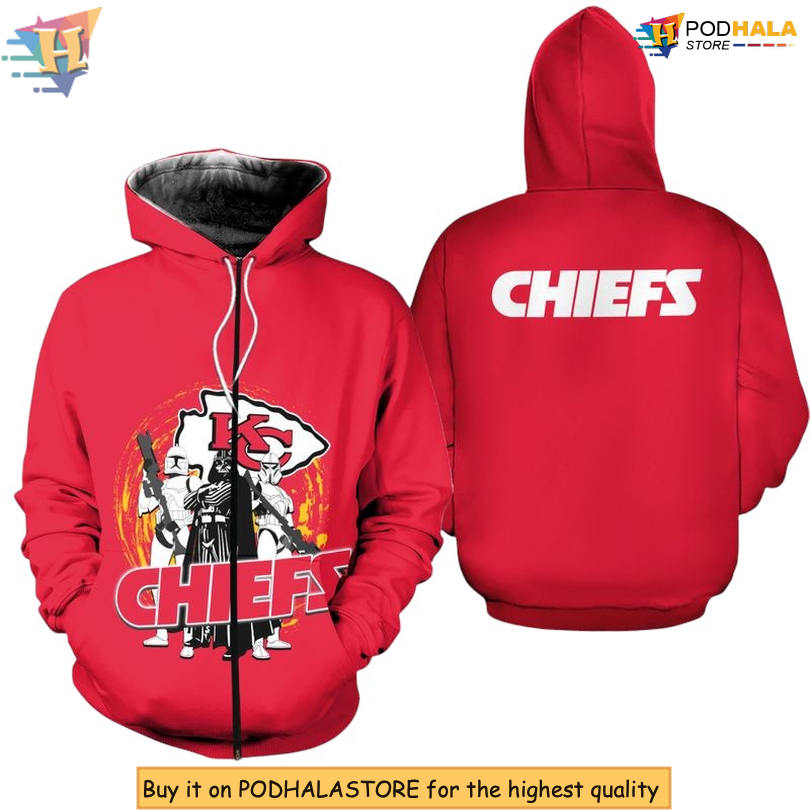 SW Limited Edition Vintage Kansas City Chiefs Hoodie, Fleece Custom Zip Up