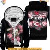 Vintage Kansas City Chiefs Hoodie, NFL Skull Rose 3D Hoodie Limited Edition