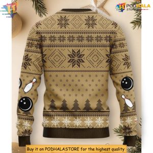The Dude Abides Big Lebowski Movie Quote Funny Retro Holiday Christmas Sweater 2