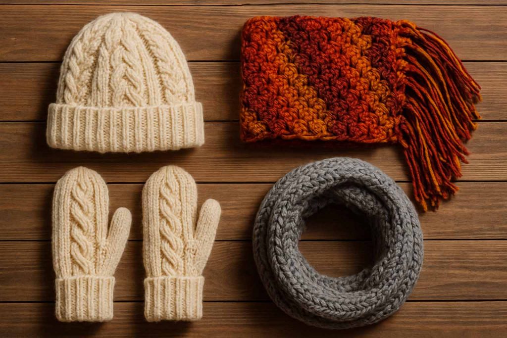 Knitted and Crocheted Winter Accessories