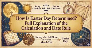 How Is Easter Day Determined? Full Explanation of the Calculation and Date Rule