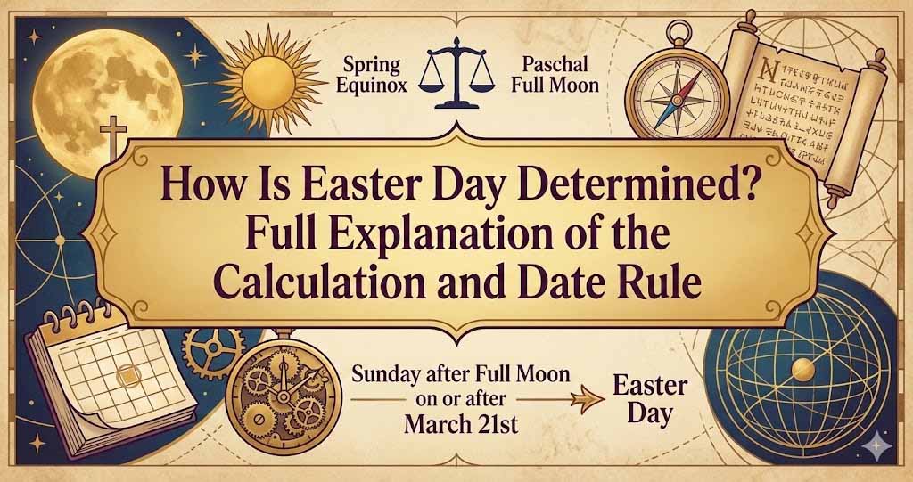 How Is Easter Day Determined? Full Explanation of the Calculation and Date Rule