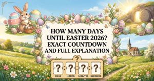 How Many Days Until Easter 2026? Exact Countdown and Full Explanation