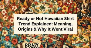 Ready or Not Hawaiian Shirt Trend Explained Meaning, Origins & Why It Went Viral