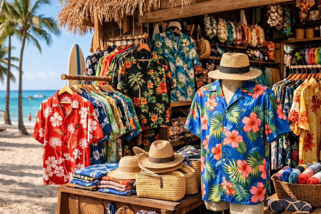 beach shop hawaiian shirts