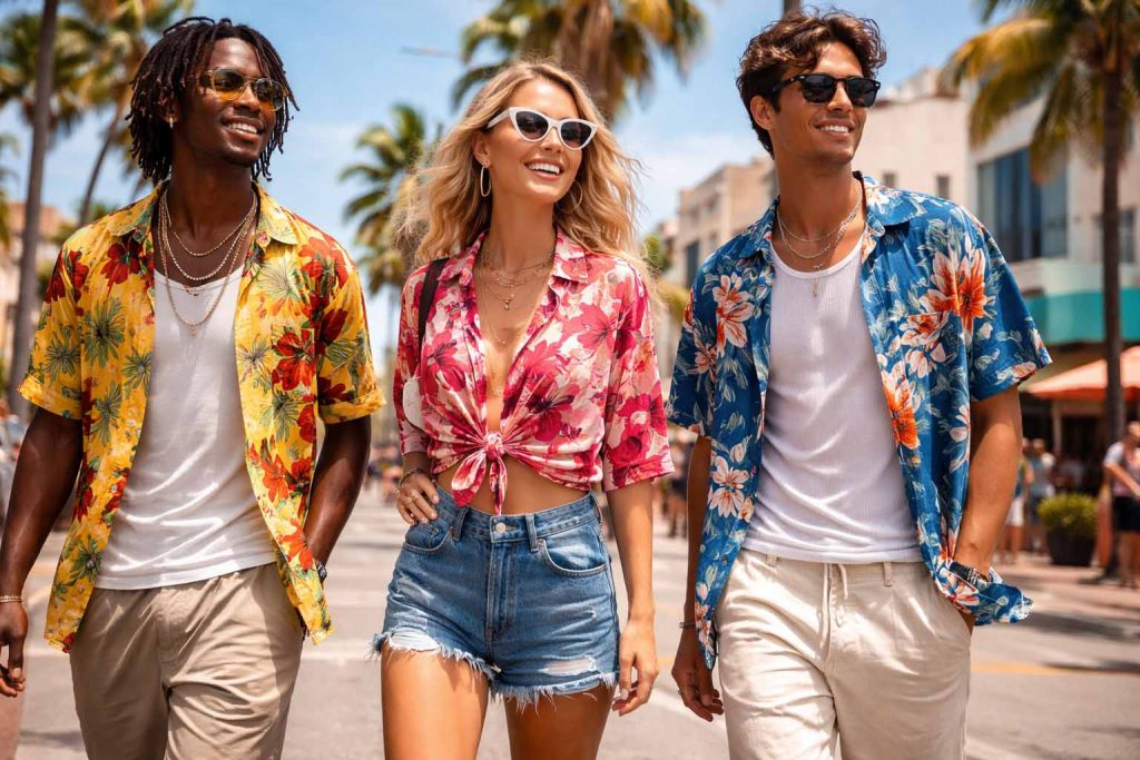 hawaiian shirt street style 2026