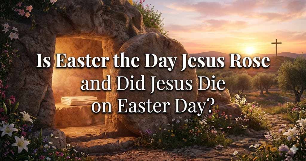 Is Easter the Day Jesus Rose and Did Jesus Die on Easter Day?