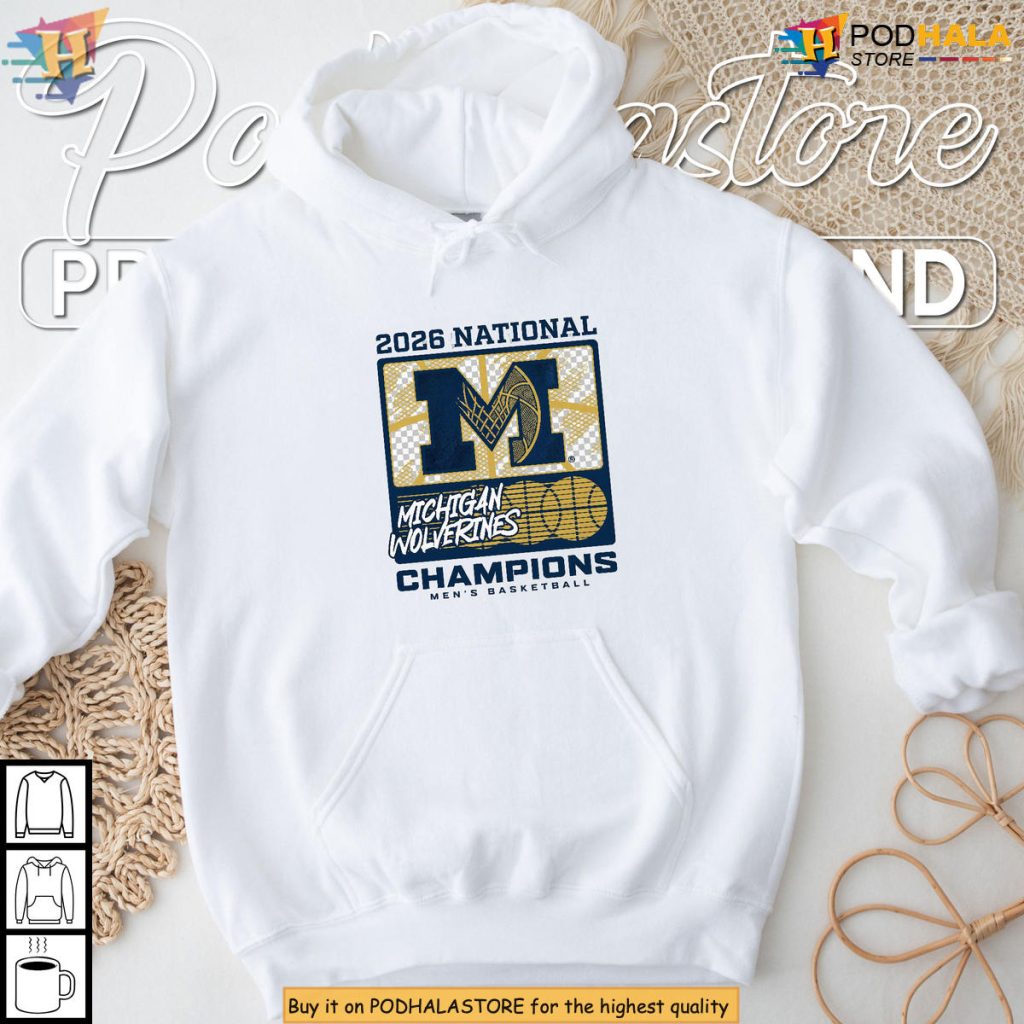 Michigan Wolverines Men's Basketball 2026 National Champions NCAA Vintage Shirt