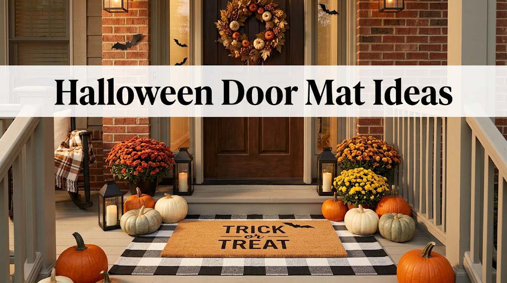 Creative Halloween Door Mat Ideas to Elevate Your Front Porch Decor