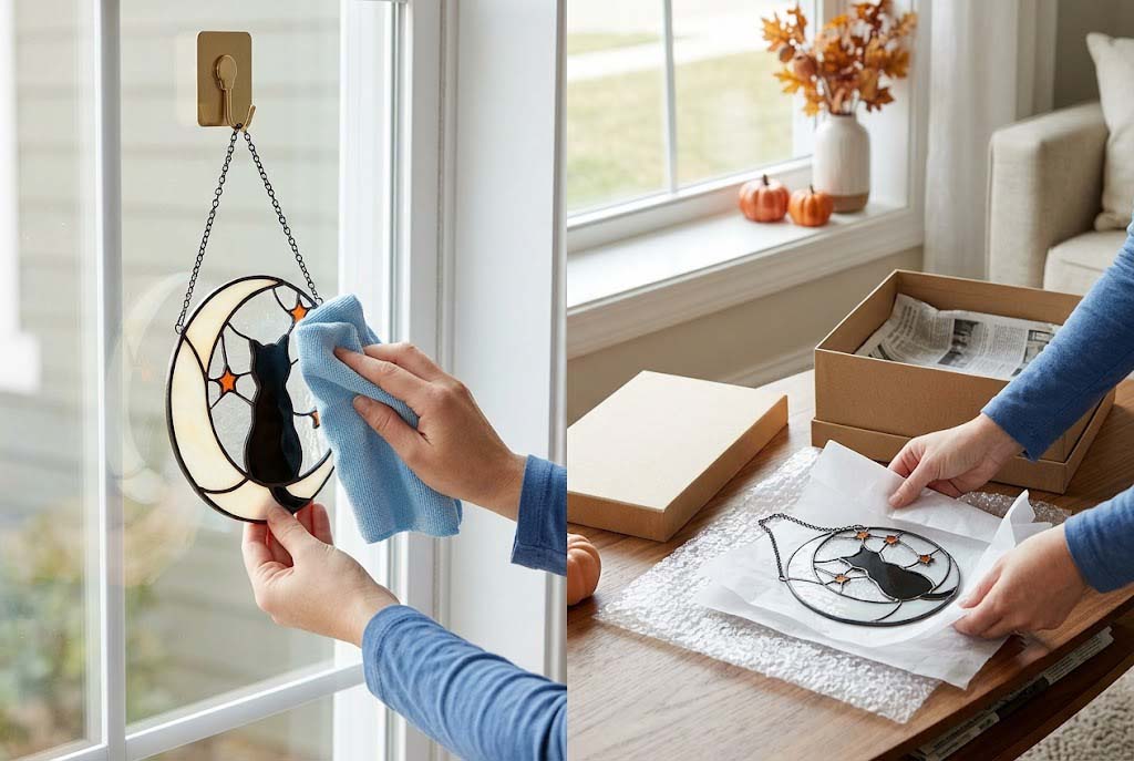 safe glass suncatcher hanging, cleaning, and storage safe glass suncatcher hanging, cleaning, and storage