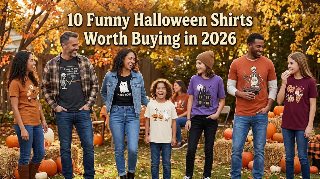 10 Funny Halloween Shirts Worth Buying in 2026