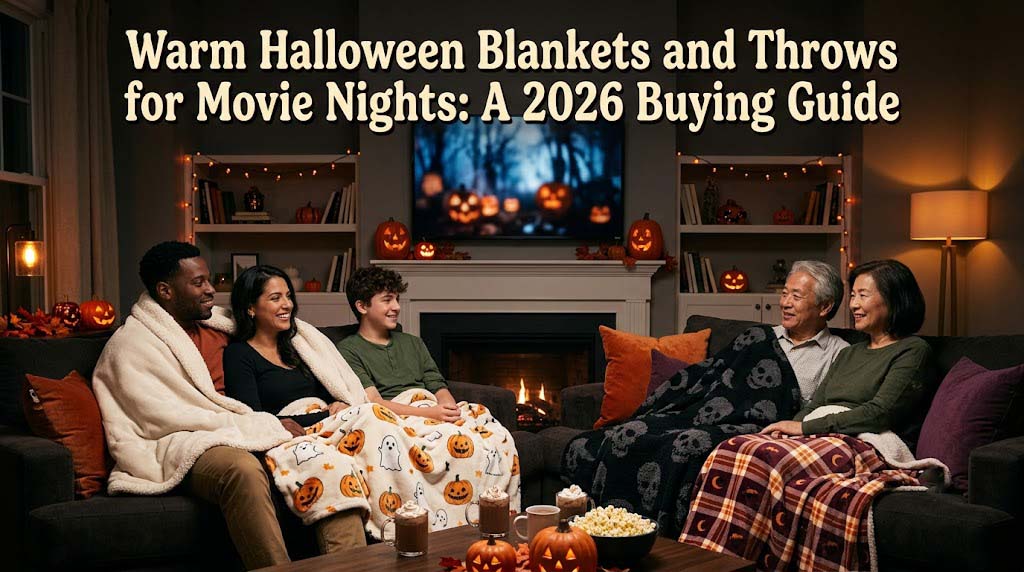 Warm Halloween Blankets and Throws for Movie Nights A 2026 Buying Guide
