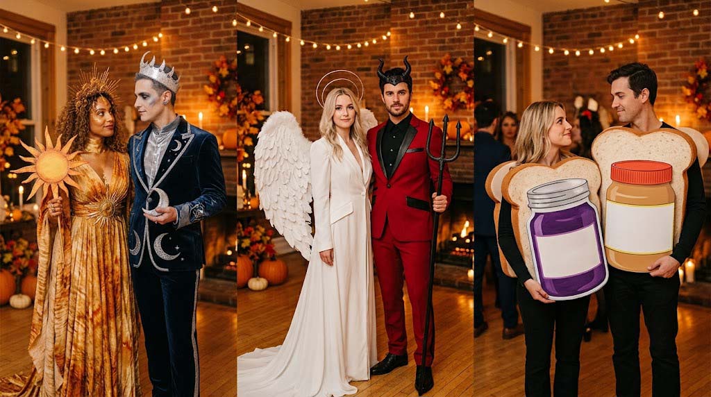 creative couples Halloween costumes with complementary themes creative couples Halloween costumes with complementary themes