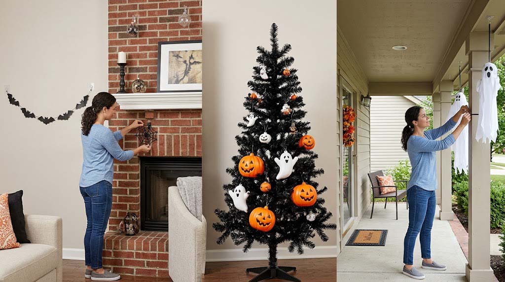 safe hanging methods and weight limits for Halloween ornaments